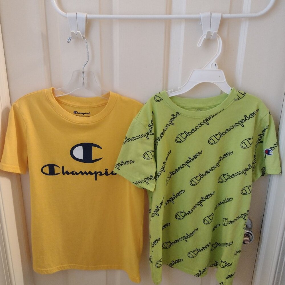 Lot of 2 Champion boys M shirts